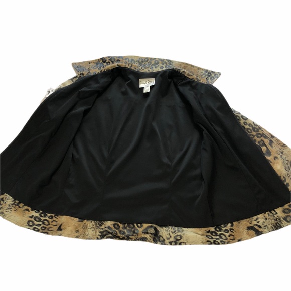 JOSEPH RIBKOFF Animal Print Jacket Size 10 - Picture 5 of 8